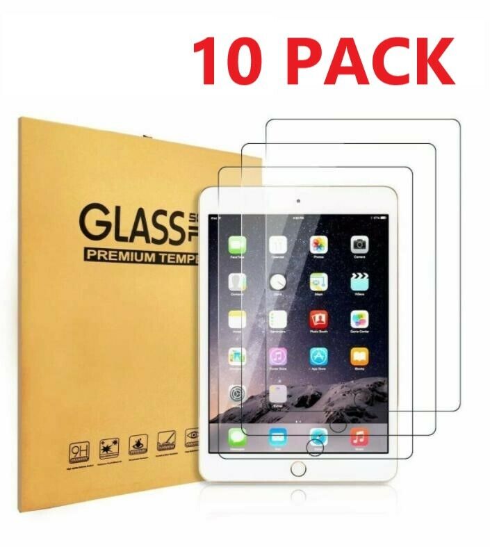 10x Tempered Glass HD Screen Protector For iPad 10.2 inch 8th Generation 2020