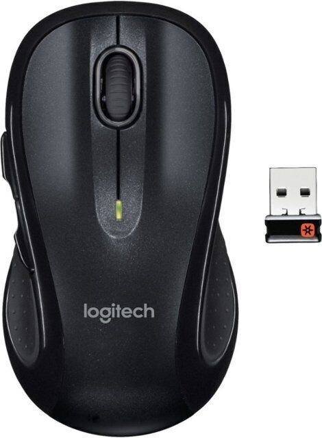 Logitech M510 Wireless Unifying Optical Full Size Mouse Black910-001822
