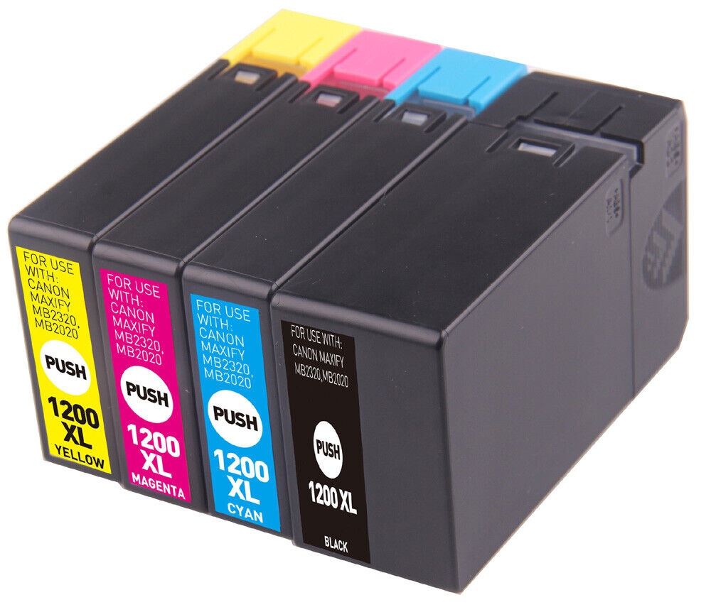 PGI-1200 XL Color Ink Cartridges for Canon Maxify MB2120 MB2720 MB2020 MB2320