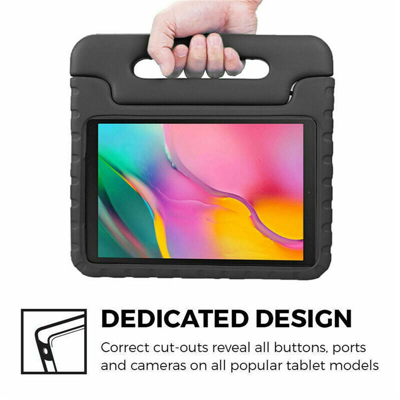 3D Kids Shockproof Rugged Case Handle Stand Cover For Samsung Galaxy Tab Tablet