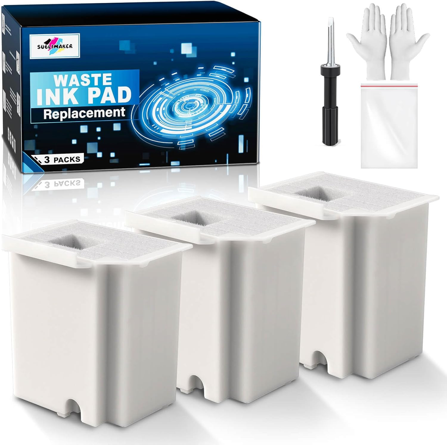Waste Ink Pad Replacement with Reset Software for Ecotank ET-4800 ET-2800 ET-280 Waste Ink Pad Replacement with Reset Software for Ecotank ET-4800 ET-2800 ET-280