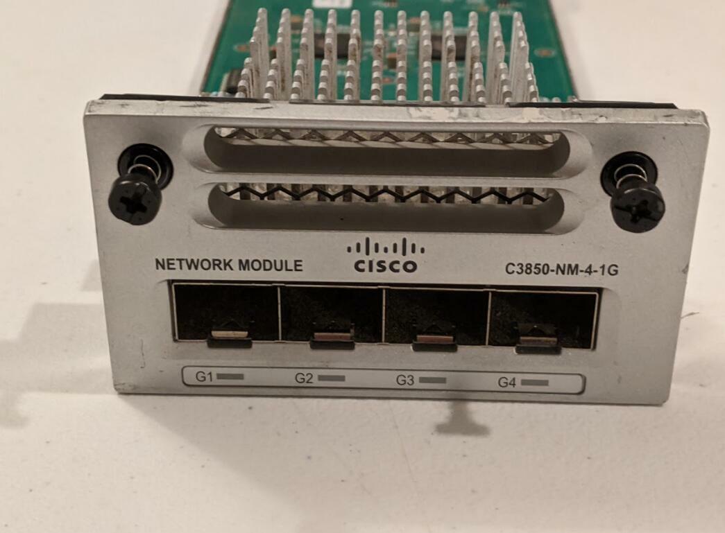 C3850-NM-4-1G Cisco Catalyst 3850 4 x 1GE Network Module