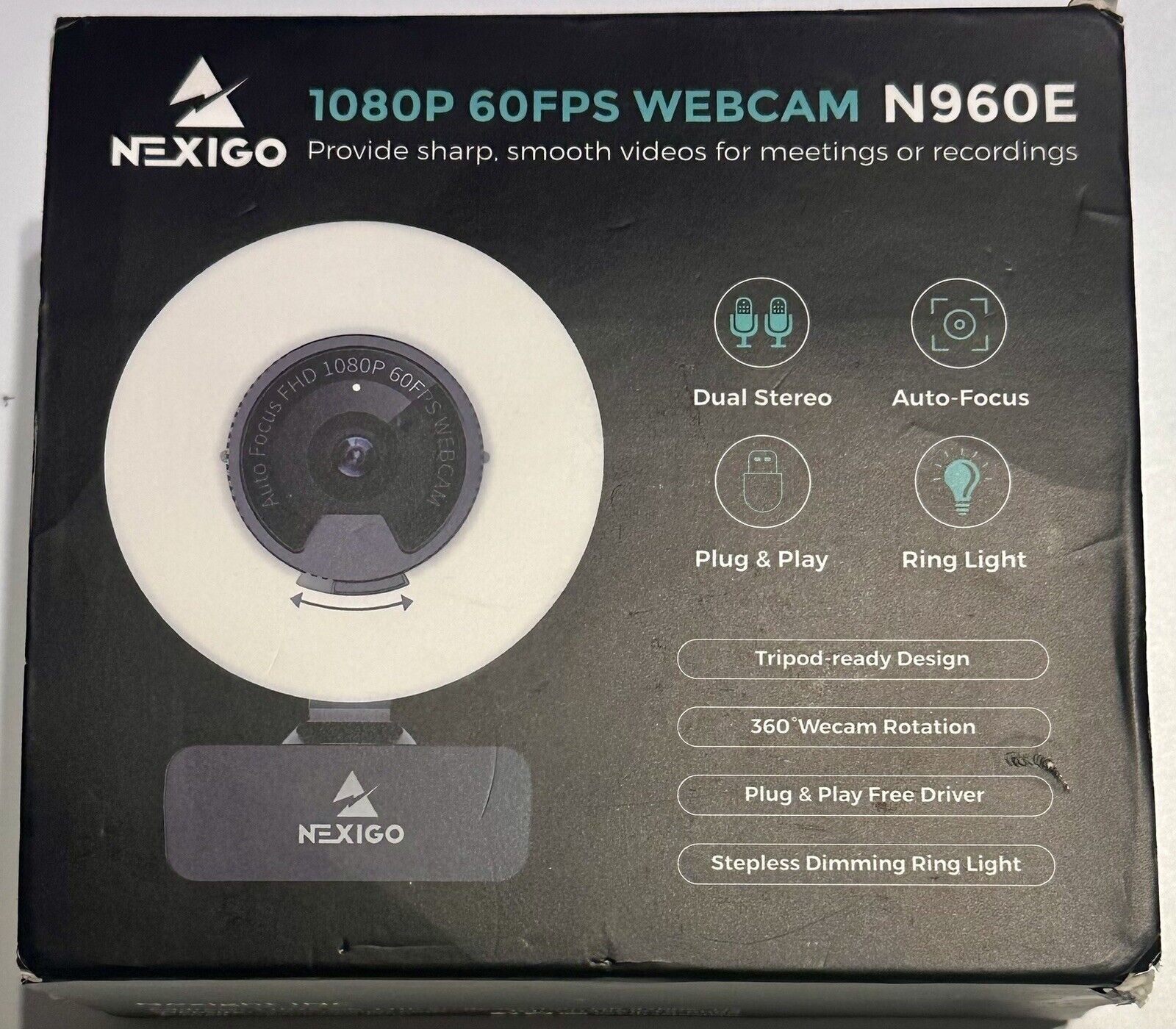 NEXIGO - N960E - 1080P 60FPS WEBCAM - (B14)