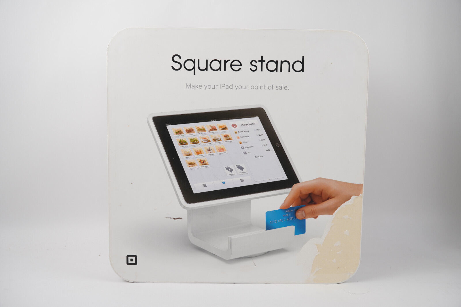 Square Stand Point of Sale POS for iPad 2 (3rd) 30 pin connector W/ Card Reader