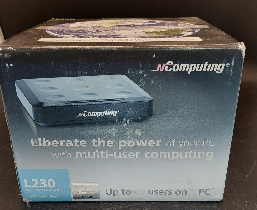 NComputing L230 Access Terminal Multi-User Computing Thin Client - NEW IN BOX