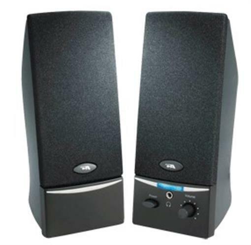 Cyber Acoustics 2 Piece Desktop Speaker System Black