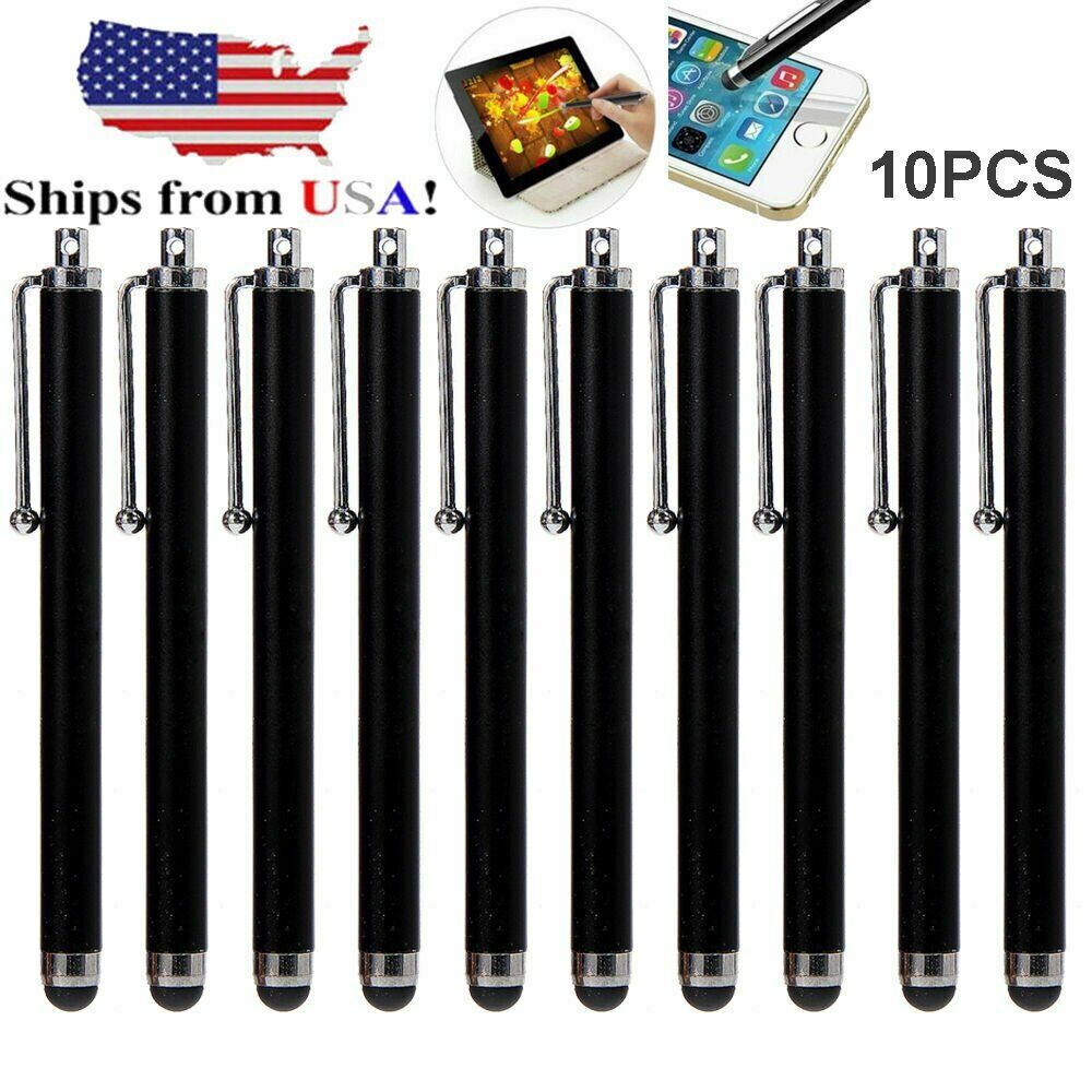 10x Universal Touch Screen Pen Metal Stylus For iPhone iPad Samsung Phone Tablet