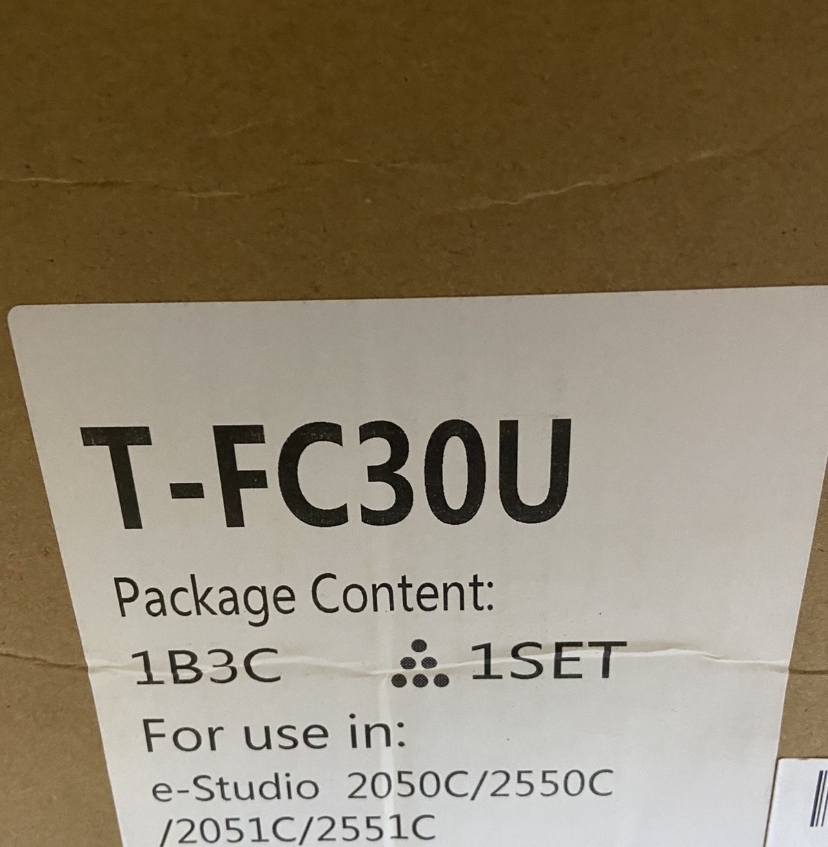 Toshiba T-FC30U Replacement Toner e-Studio 2051C,2550C,2551C CMYK (Full Set) Toshiba T-FC30U Replacement Toner e-Studio 2051C,2550C,2551C CMYK (Full Set)