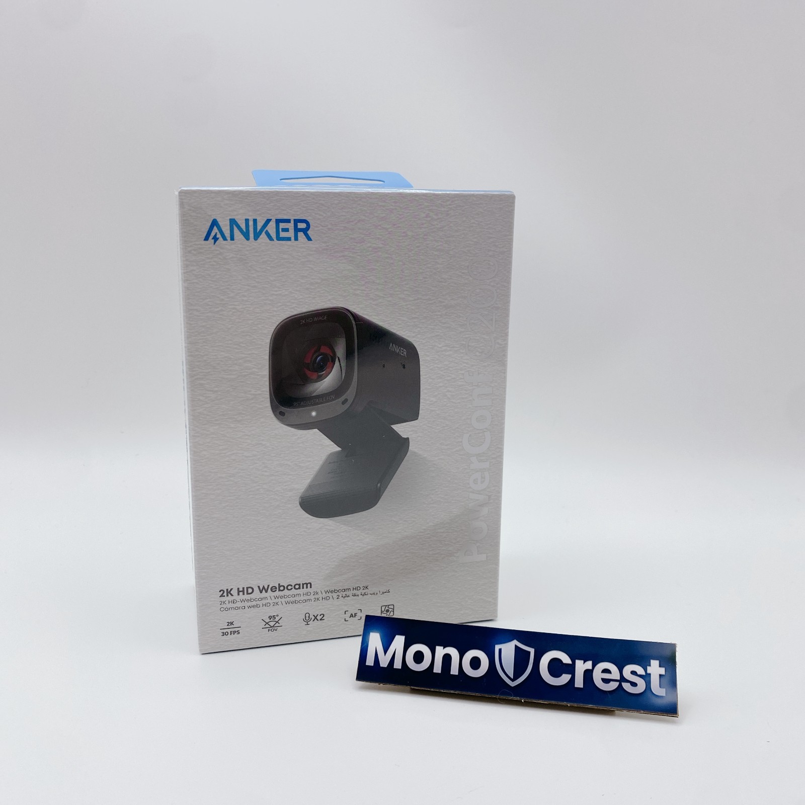 Anker PowerConf C200 2K Webcam Noise Reduction Auto Gain Control USB-C Compact Anker PowerConf C200 2K Webcam Noise Reduction Auto Gain Control USB-C Compact