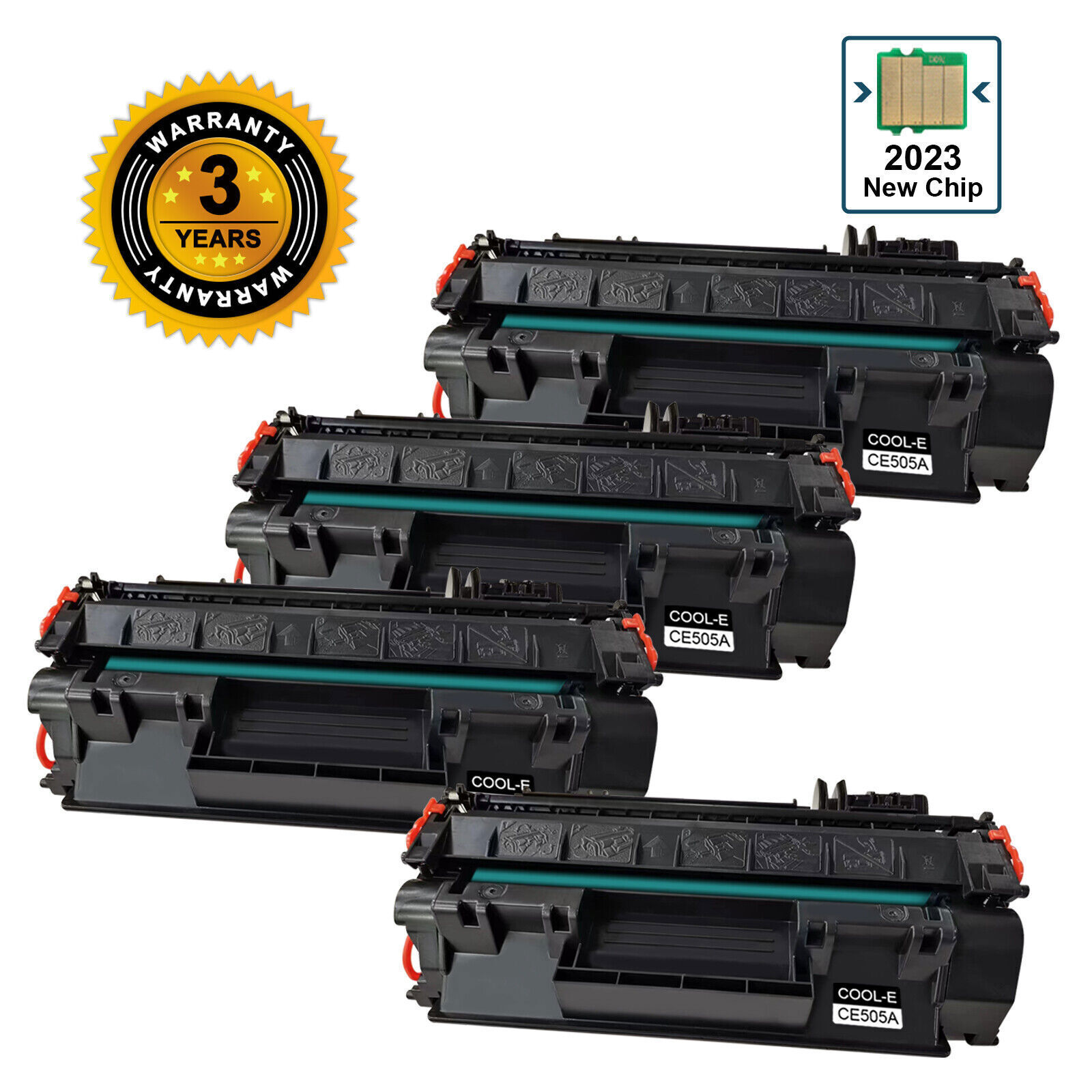 4-12 PK CE505A 05A Toner Cartridge Fits for HP LaserJet P2030 P2035 P2050 P2055