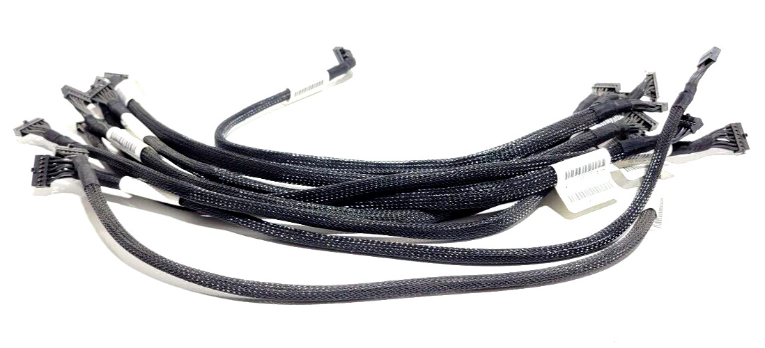 LOT OF 10- HP Mini Black 14 Port to 14 Port Female Computer Cable 658088-001