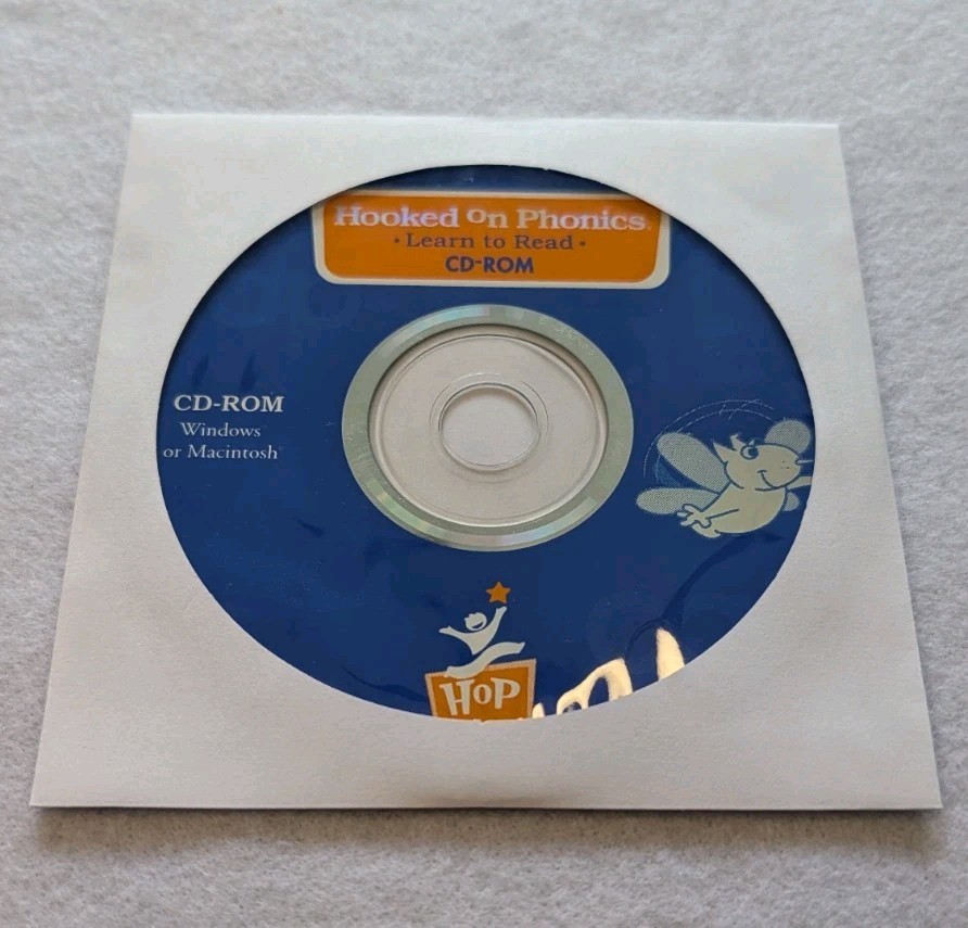 Hooked On Phonics Learn To Read PC CD Rom Computer Game Disc Only