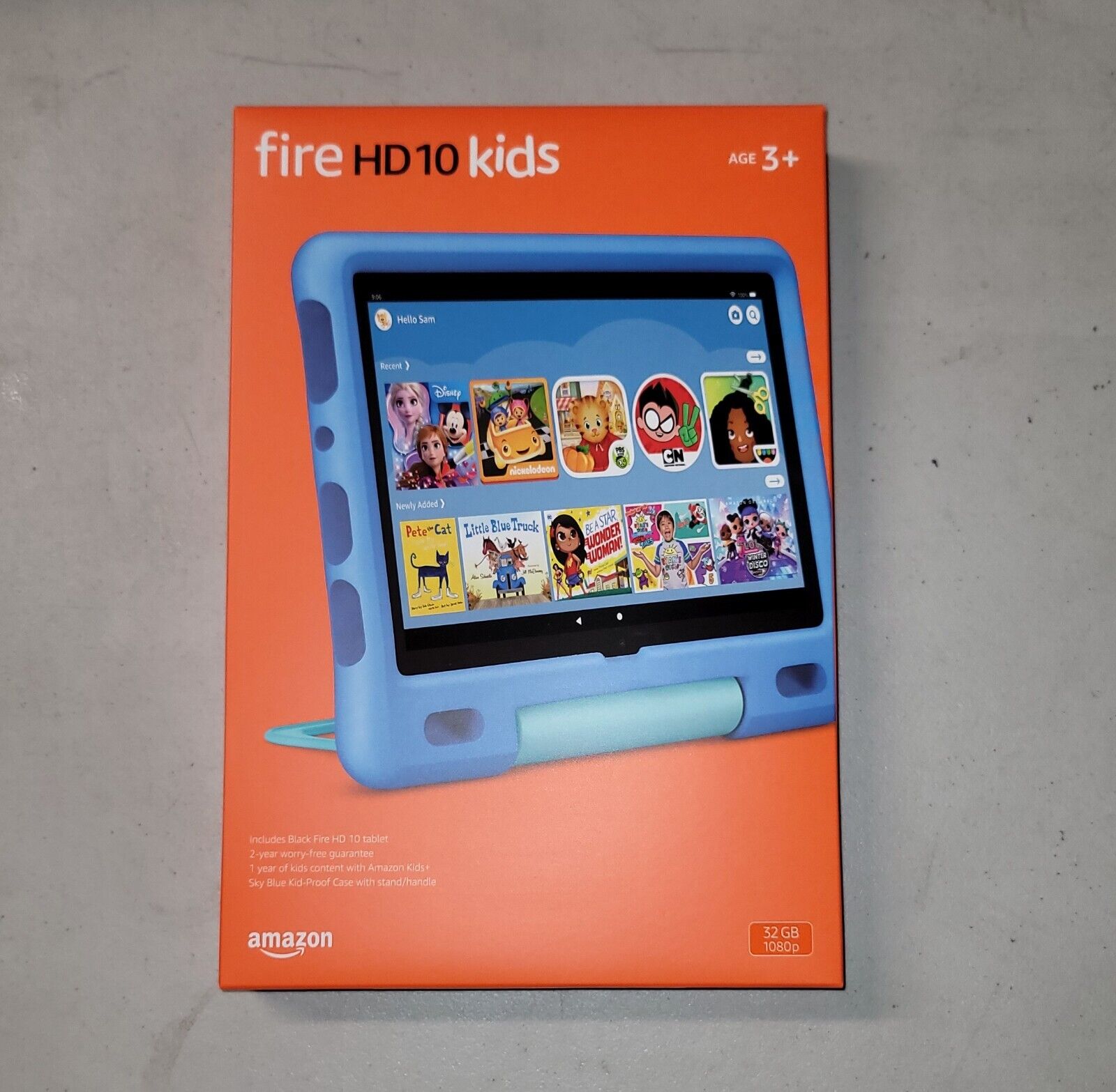 Amazon Fire HD 10 32GB Kids Tablet 10-in Display 11th Gen Wi-Fi Sky Blue NEW