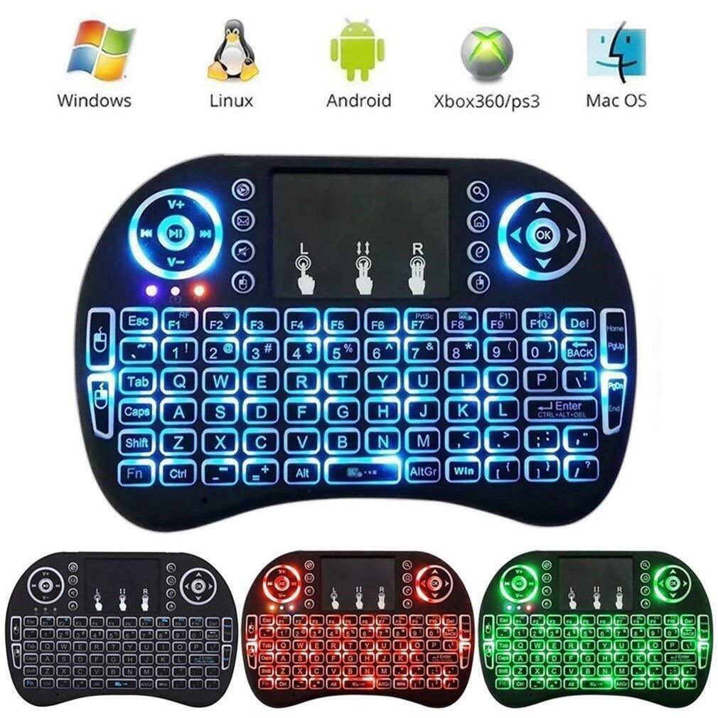 Mini Wireless Keyboard w/Touchpad + USB Receiver for PC Android TV Box PC 2.4GHz