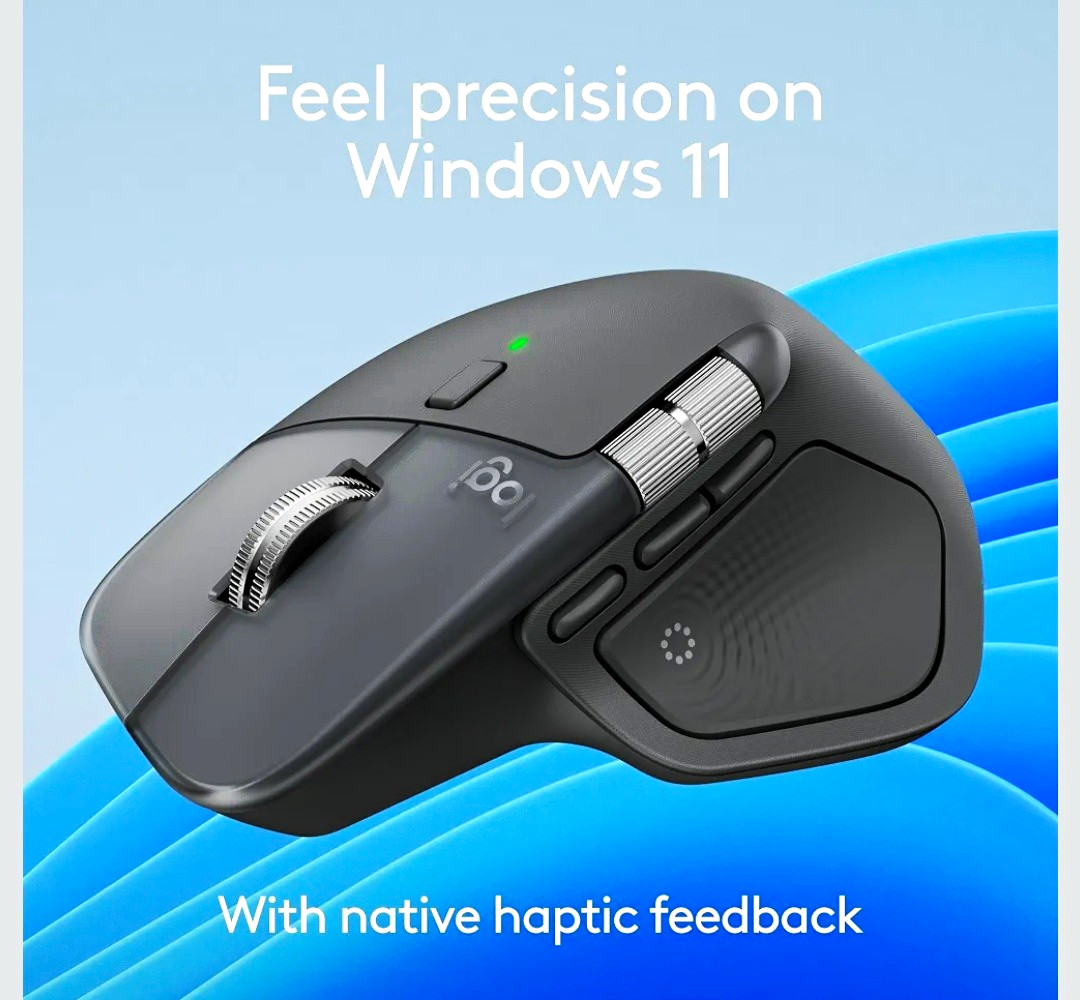 Logitech MX Master 4 Ergonomic Wireless Mouse. New but out of box. 