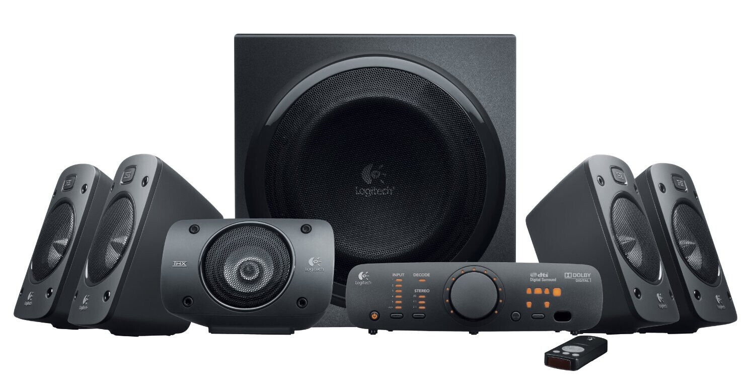 Logitech Z906 THX-Certified 5.1 Digital Sound Speaker System  980-000467