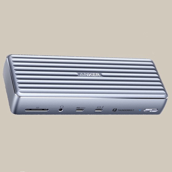 Anker 777 Thunderbolt 4 12-in-1 2x HDMI SD USB-C Audio Ethernet Dock Station Anker 777 Thunderbolt 4 12-in-1 2x HDMI SD USB-C Audio Ethernet Dock Station