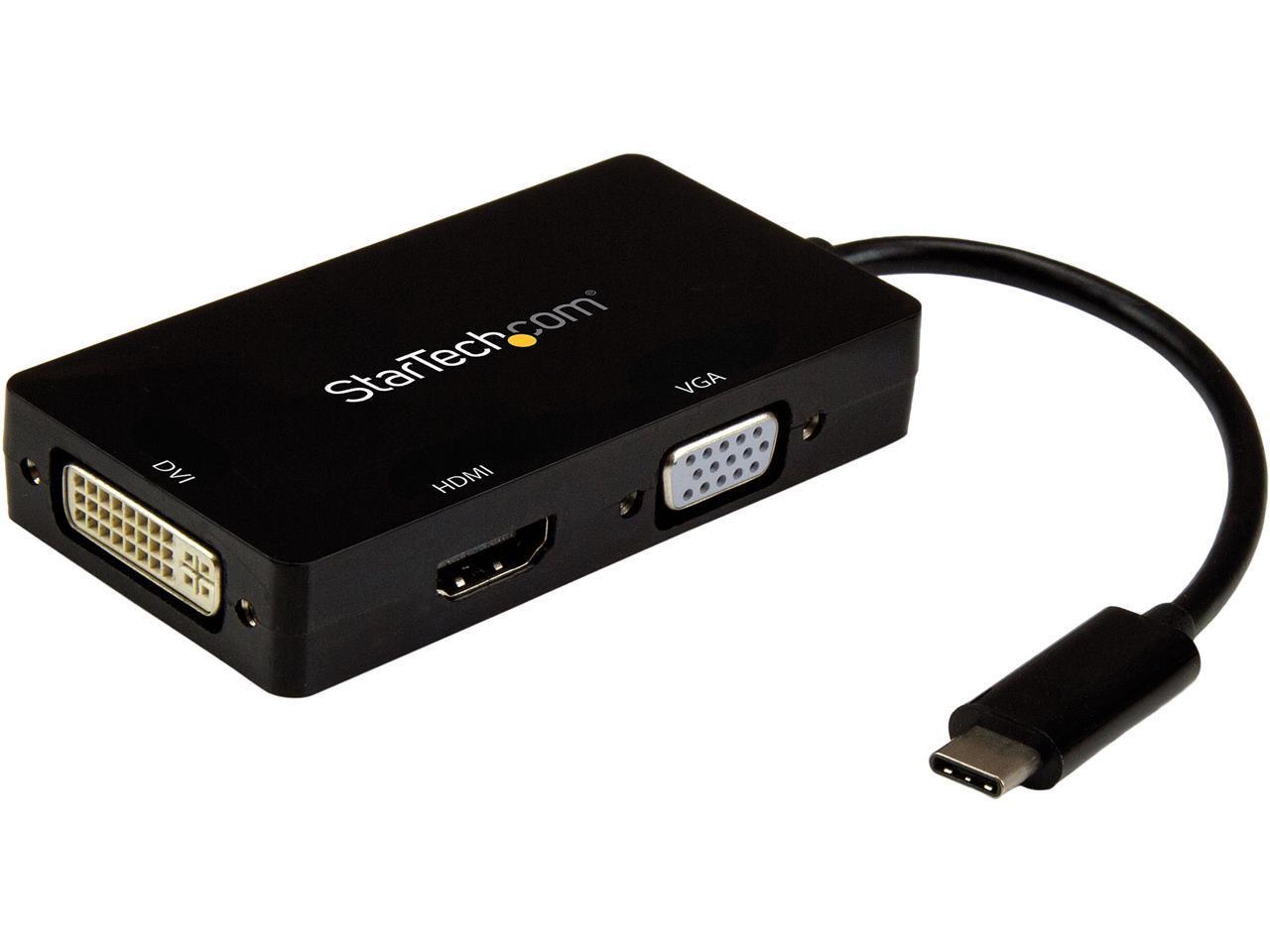 StarTech.com CDPVGDVHDBP USB-C Multiport Video Adapter - 4K 30 Hz - USB C to HDM StarTech.com CDPVGDVHDBP USB-C Multiport Video Adapter - 4K 30 Hz - USB C to HDM