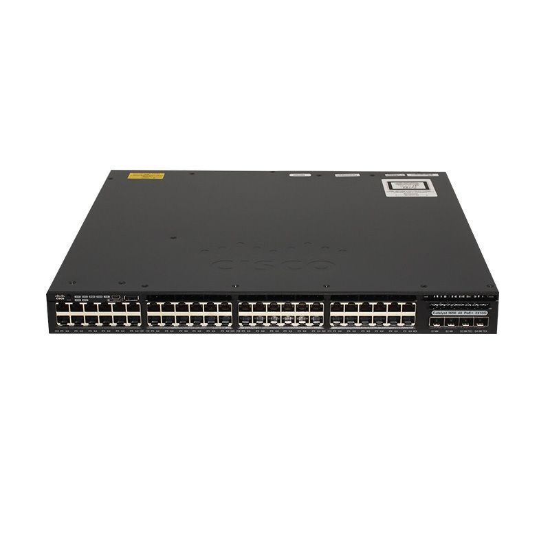 Cisco Catalyst WS-C3650-48PS-L 48 GbE PoE Ports 4 1G SFP Ports Managed Switch