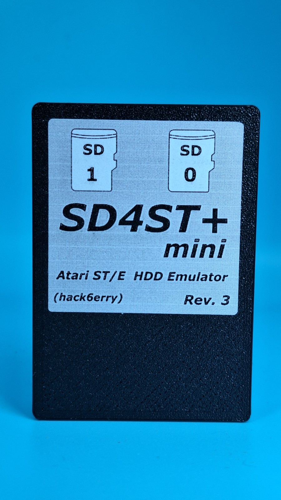 SD4ST+ Mini hard disk drive HDD for Atari ST STE 2x micro SD card + RTC