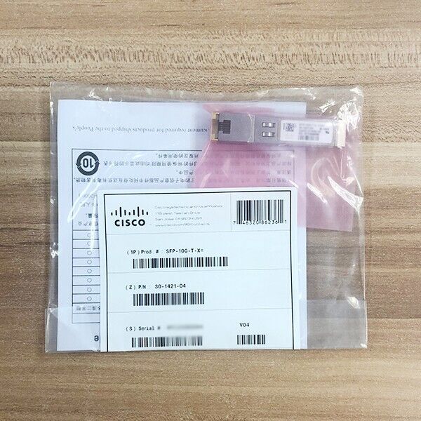 Cisco SFP-10G-T-X 10GBASE-T SFP+, 1 Day Handling, US Local Shipping