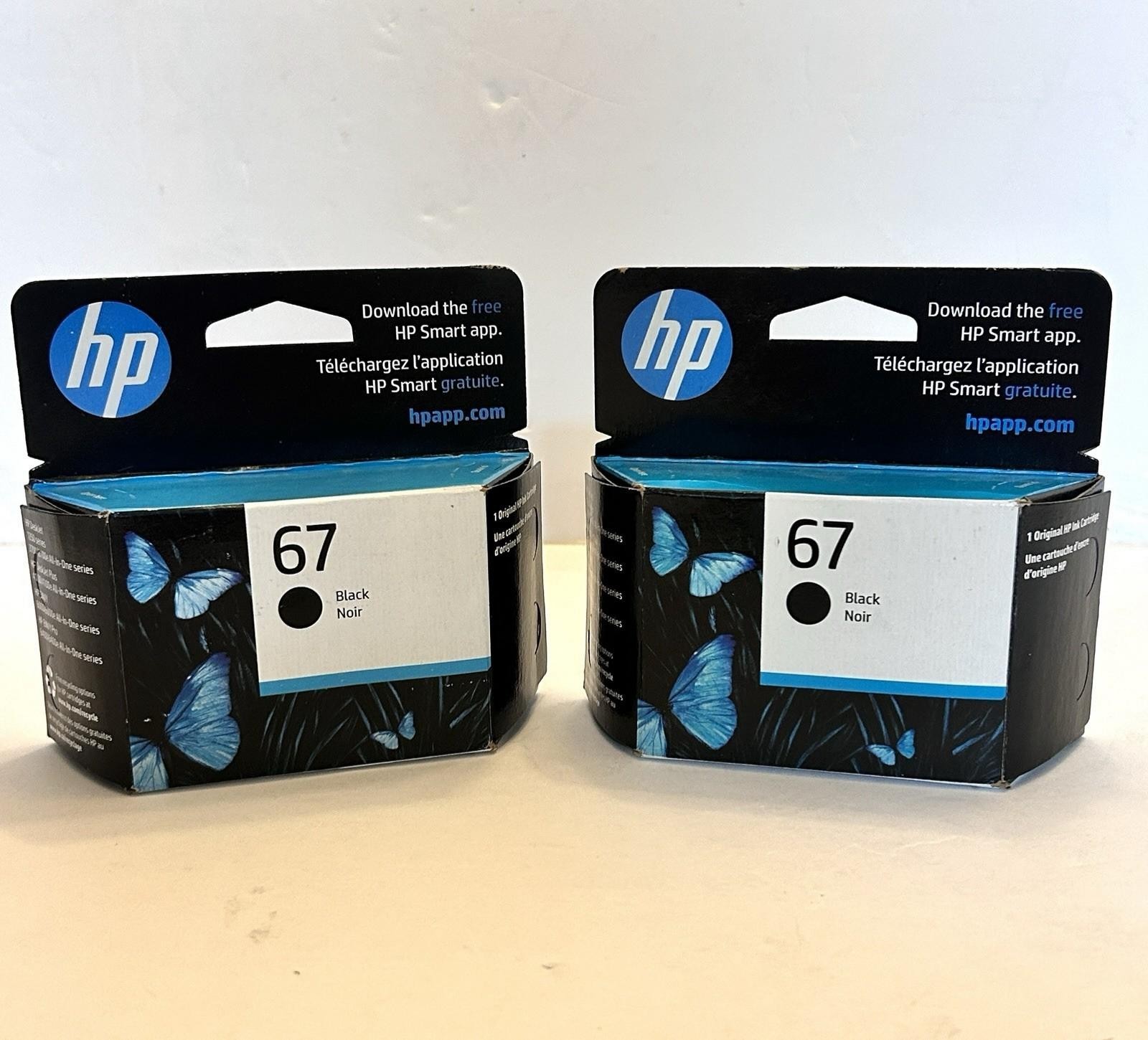 HP 67 Black Original Ink Cartridge 2-Pack 3YM56AN HP 67 Black Original Ink Cartridge 2-Pack 3YM56AN
