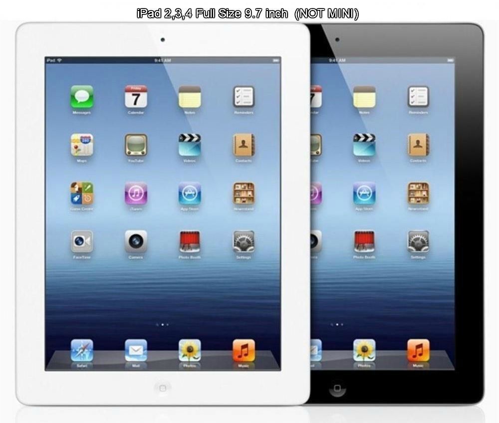 Apple iPad 2nd 3rd 4th Generation 16GB 32GB 64GB 128GB PICK:GB - Color *Grade B*
