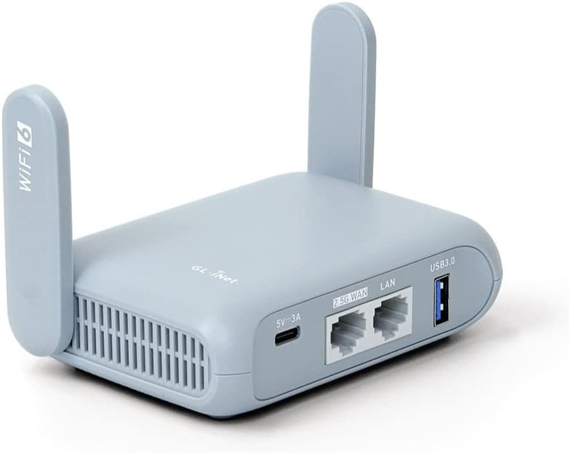 GL.iNet MT3000 Beryl AX WiFi 6 Travel Router 2.5G WAN OpenWrt