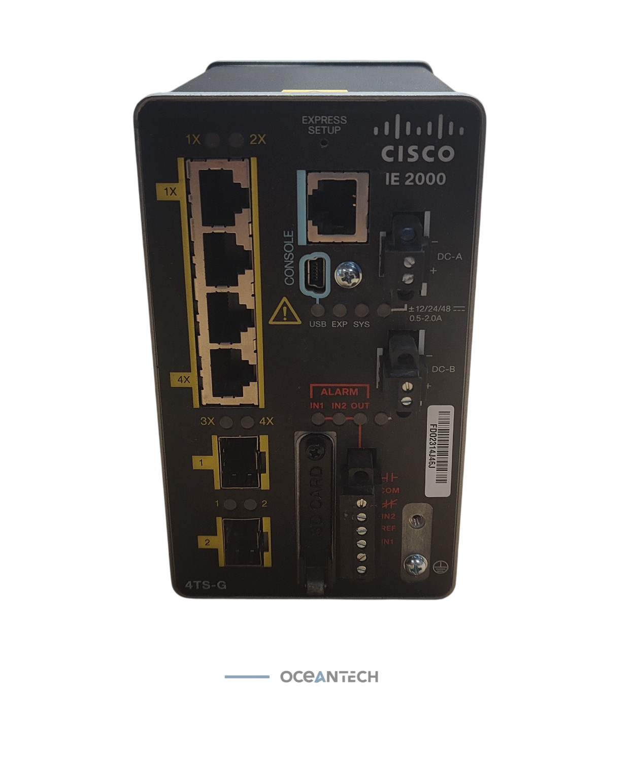 Cisco Industrial Managed Switch IE-2000-4TS-G-B V01 4FE 2GE SFP
