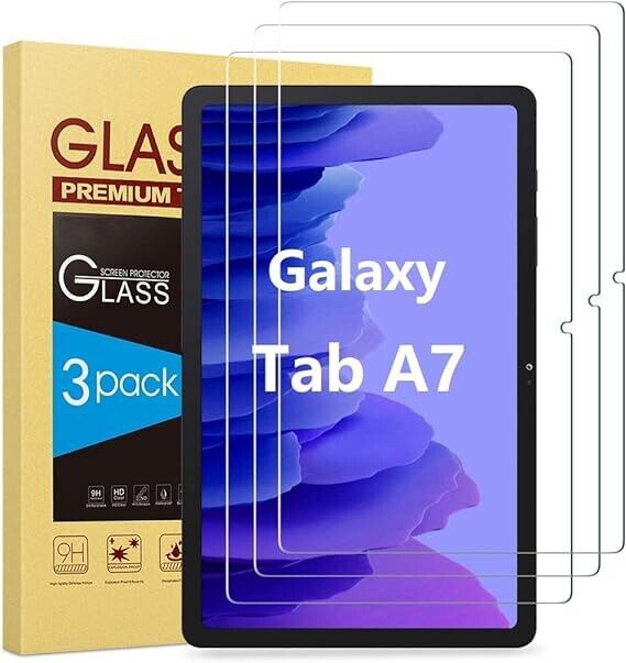 3-Pack Tempered Glass Screen Protector for Samsung Galaxy Tab A7 10.4