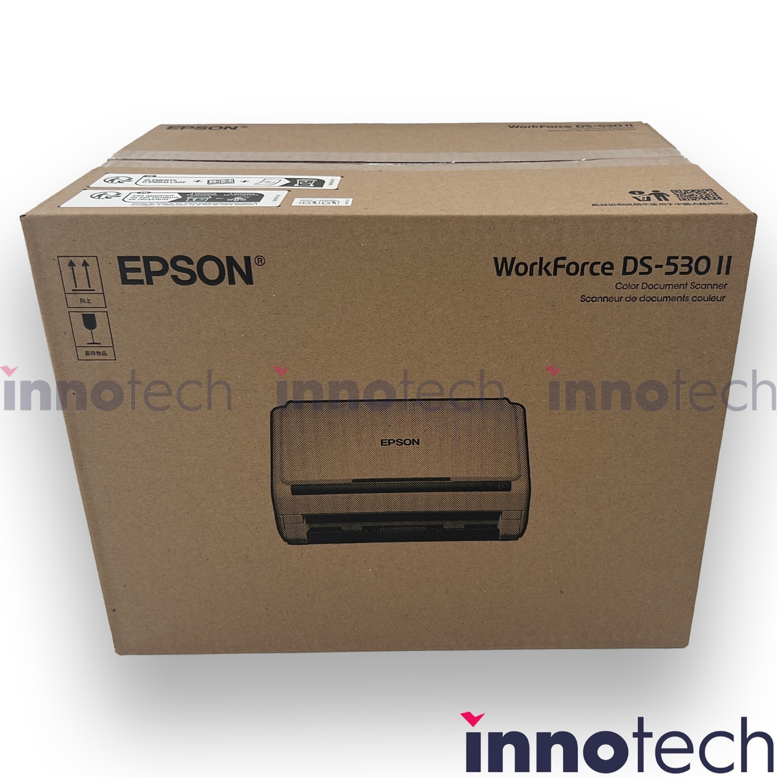 Epson DS-530 II Color Duplex Document Scanner for PC and Mac with Sheet-fed ADF