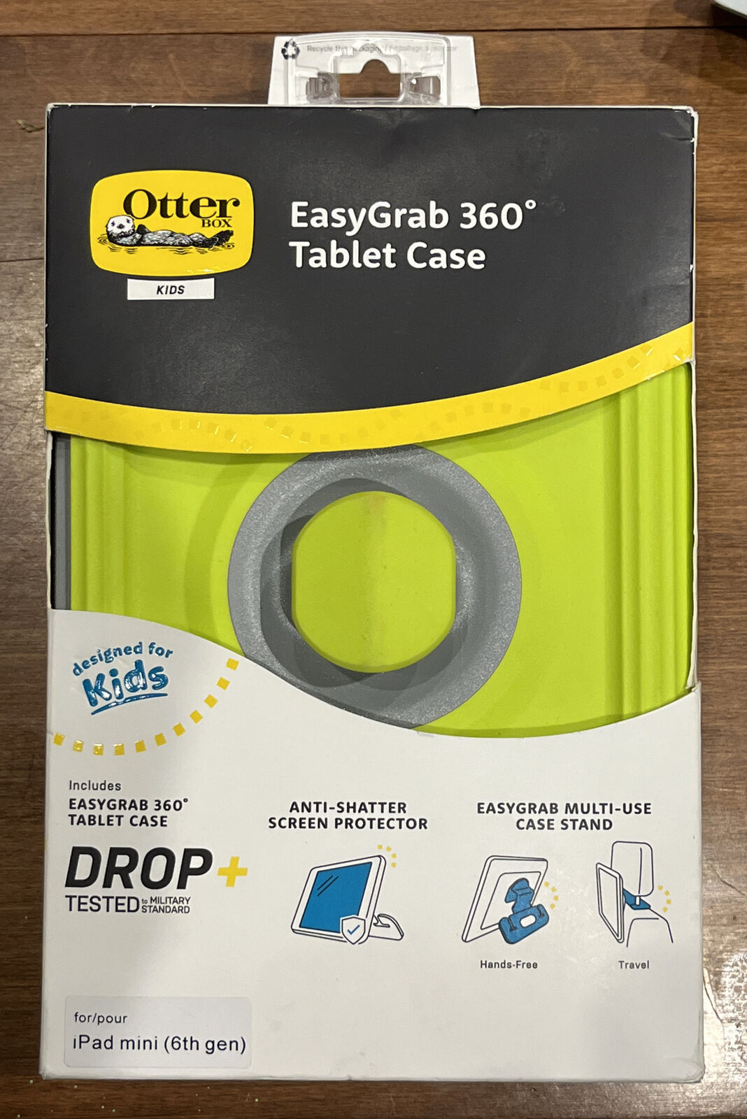 NEW OtterBox Kids EasyGrab 360 Series Tablet Case for Apple iPad Mini (6th Gen)