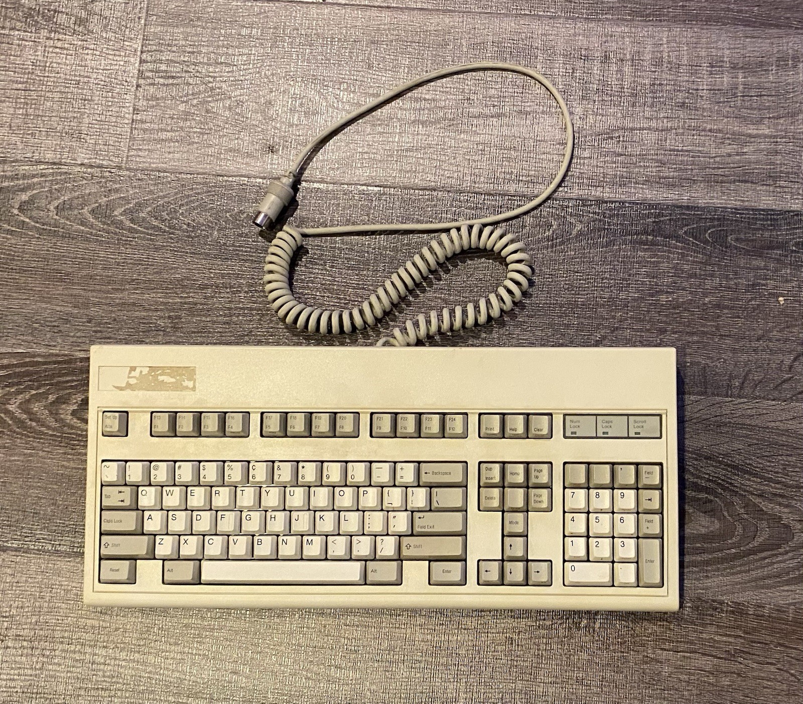 Vintage Kaypro Eeco ME 101 AT XT Mechanical Computer Keyboard Works Vintage Kaypro Eeco ME 101 AT XT Mechanical Computer Keyboard Works