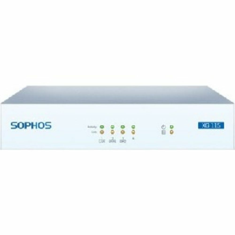 Sophos XG 115 Network Security/Firewall Appliance 4 Port 1000Base-T 1000Base-X