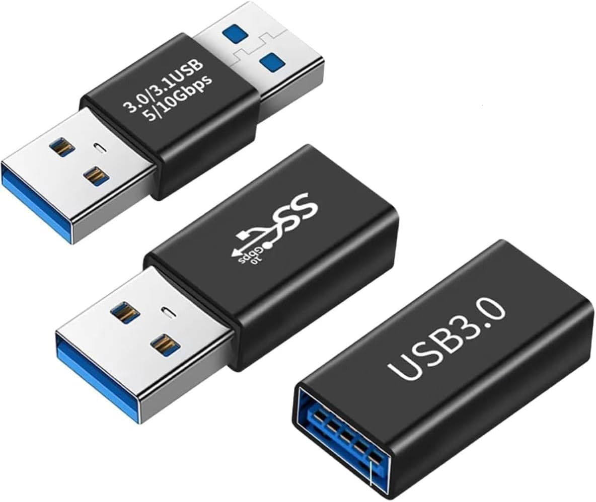 USB 3.0 Adapter Kit, USB 3.0 Female to Female and Male to Male and Female