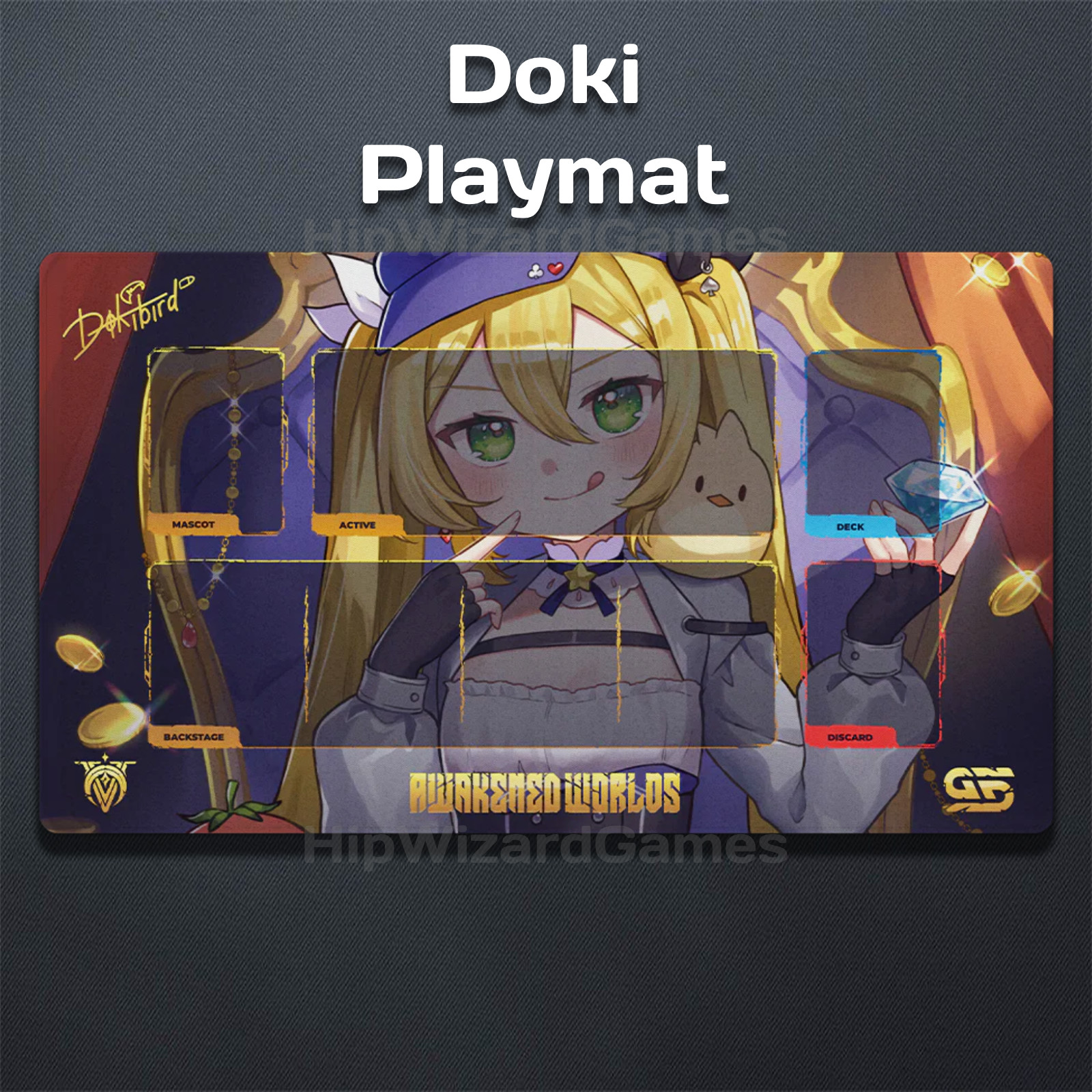 Official GamerSupps GG VCard Waifu Creator Mousepad - Dokibird - New in Box Official GamerSupps GG VCard Waifu Creator Mousepad - Dokibird - New in Box