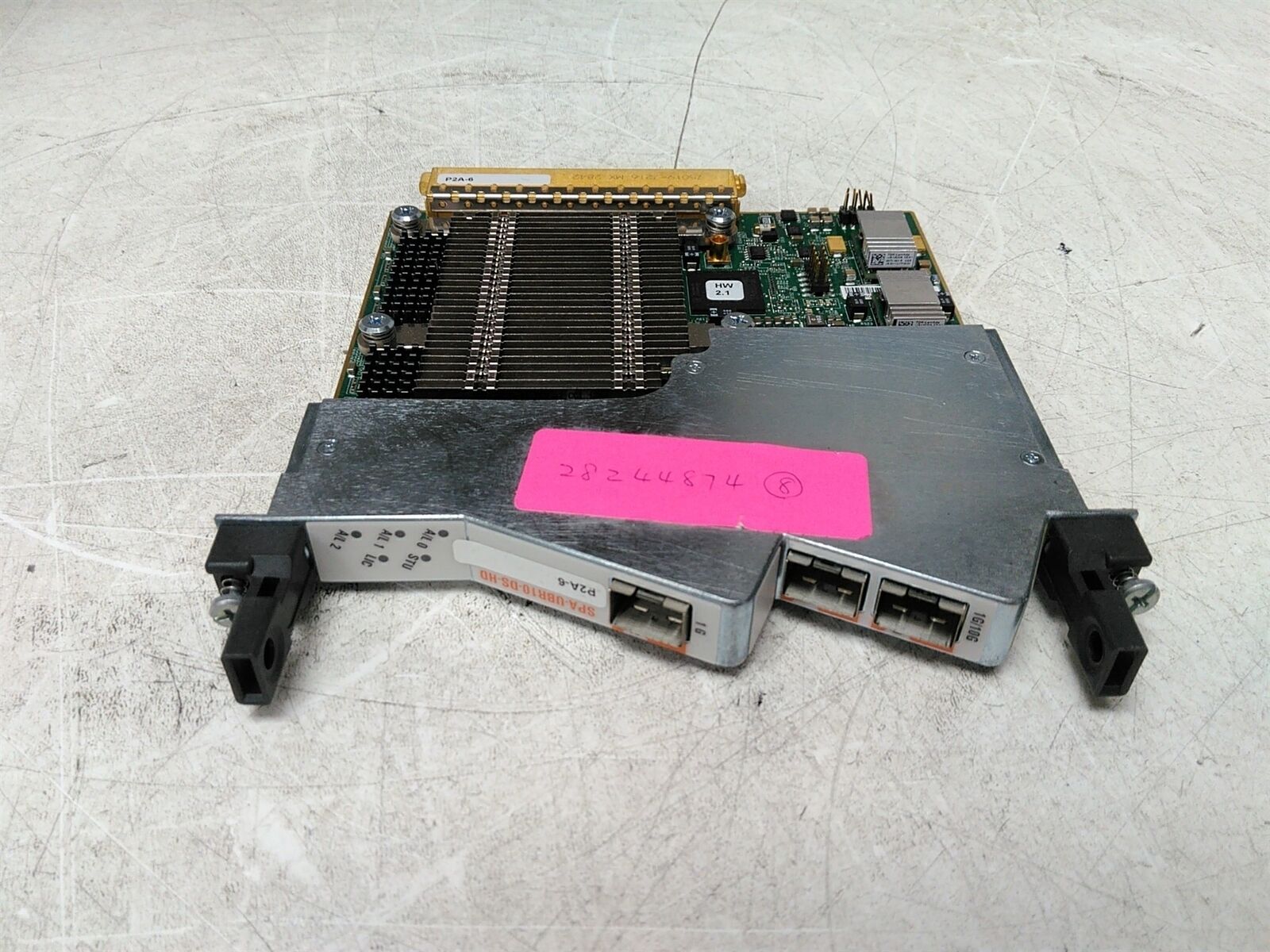 Defective Cisco SPA-UBR10-DS-HD P2A-6 Module AS-IS for Parts