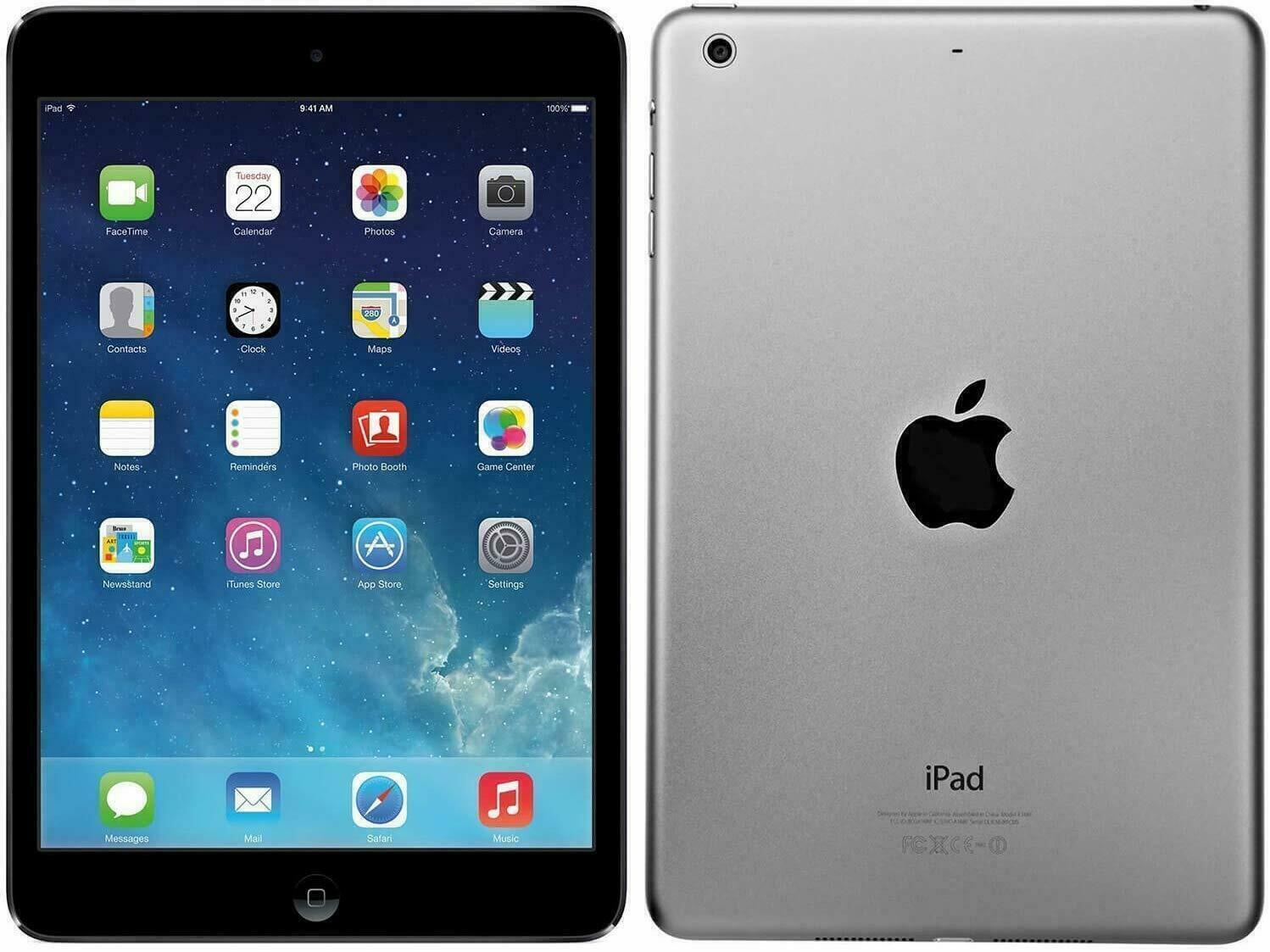 Apple iPad mini A1432 16GB  Wi-Fi 7.9 inch Blue Space Gray Silver - Excellent