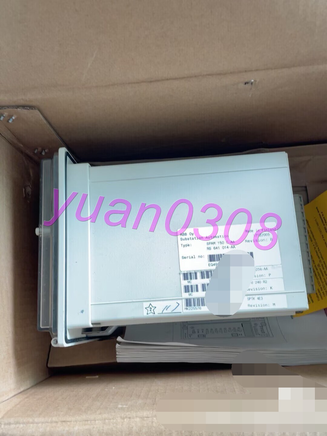1PC NEW ABB SPAM-150C-AA Protection Relay Via DHL or FedEX 1PC NEW ABB SPAM-150C-AA Protection Relay Via DHL or FedEX