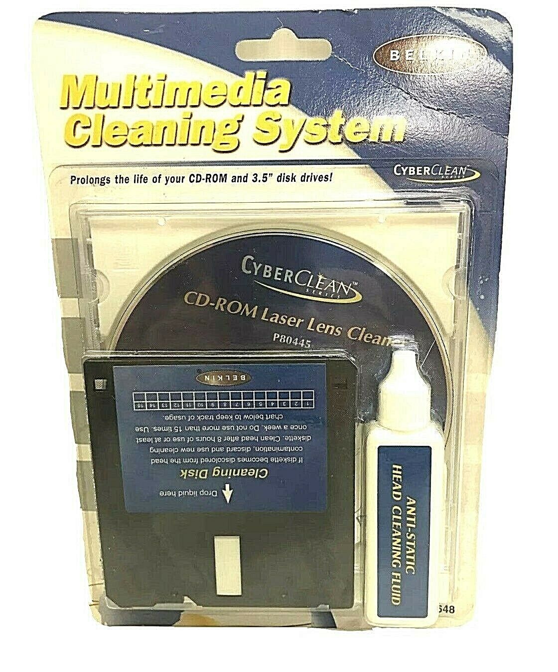 Belkin Multimedia Cleaning System Cyber Clean  CD-ROM Laser & 3.5\