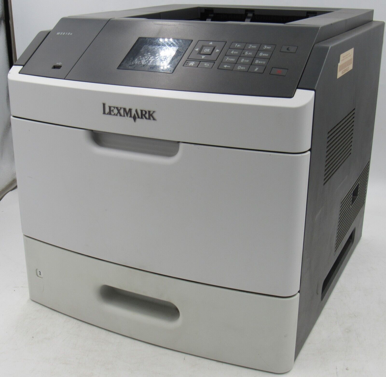 Lexmark MS810n Monochrome Workgroup Network Laser Printer With Toner TESTED