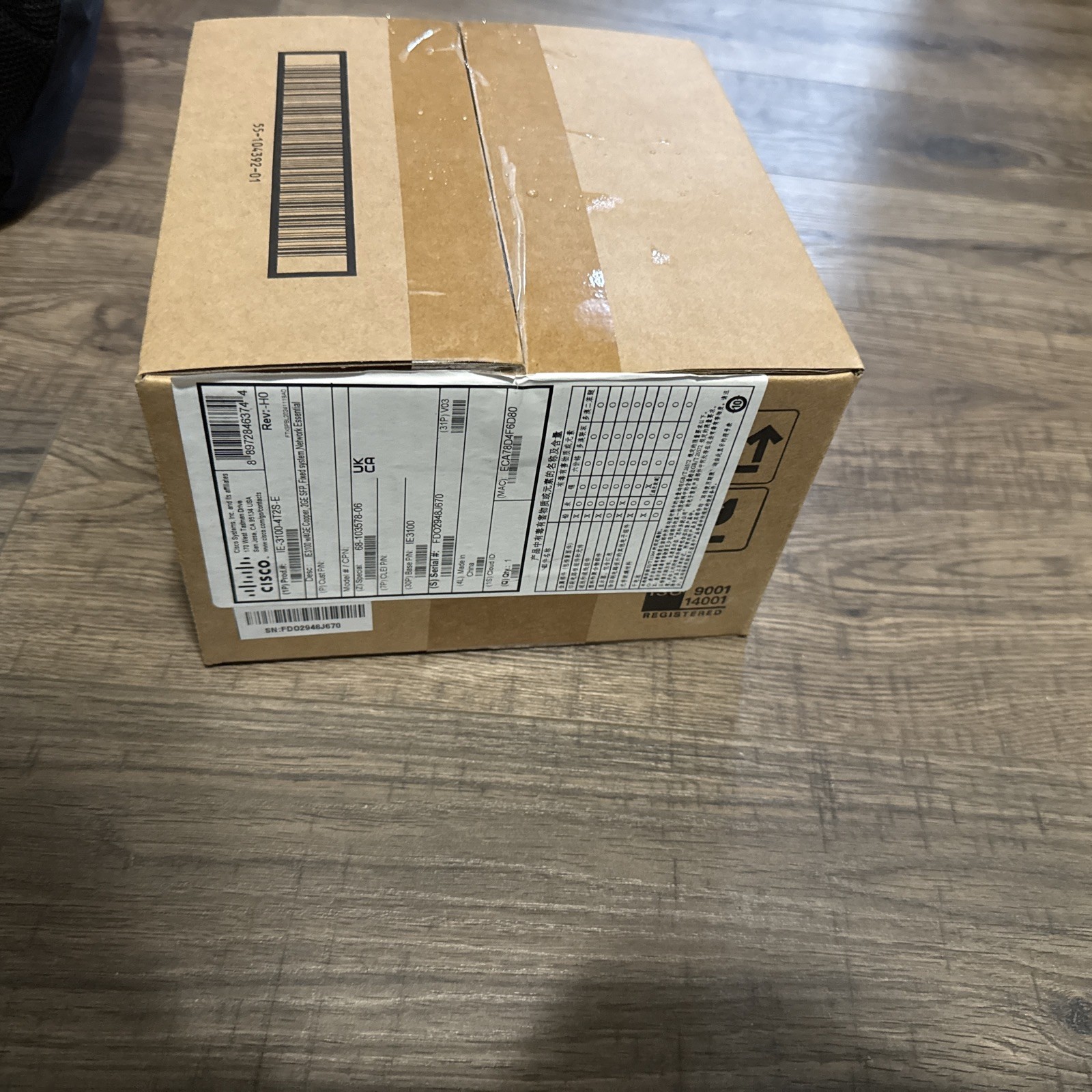 CISCO INDUSTRIAL SWITCH IE-3100-8T2C-E New 
