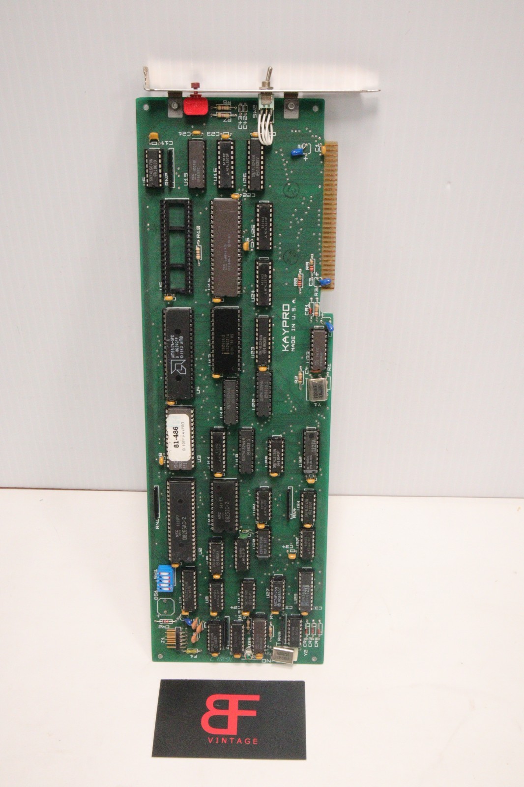 1984 KayPro AT Dual Speed CPU Board 81-486 Vintage ISA Processor Card EL4777 1984 KayPro AT Dual Speed CPU Board 81-486 Vintage ISA Processor Card EL4777