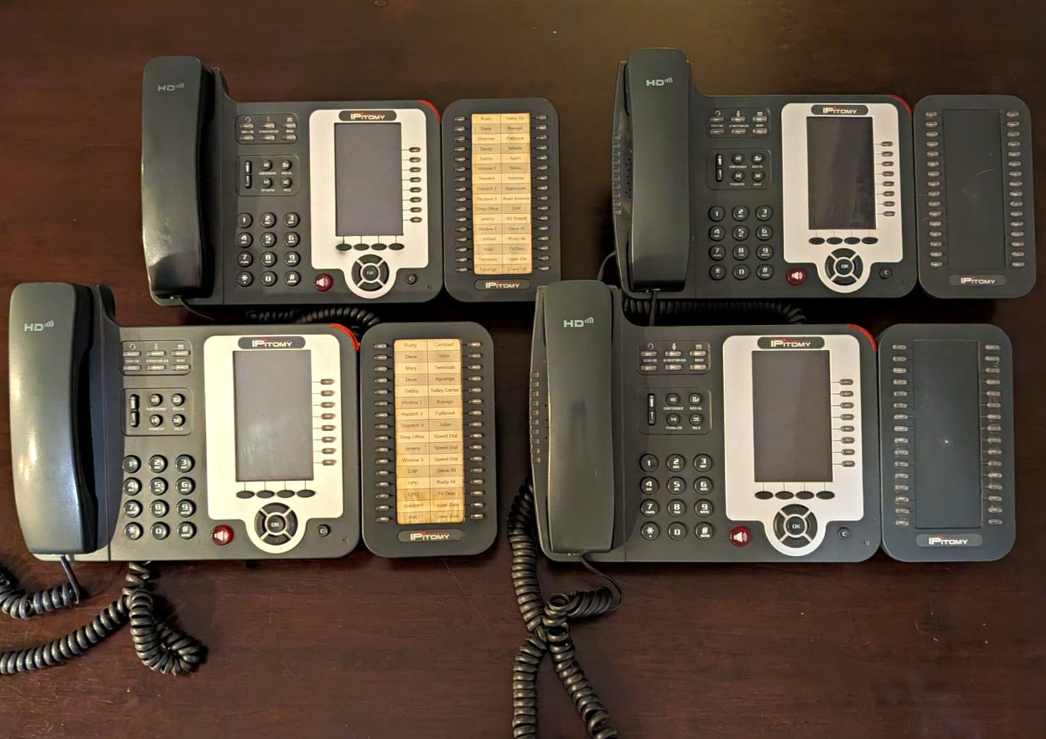 Lot of 4 USED IPitomy IP620-B with IPX-32 DSS Expansion Module VoIP Phone POE Lot of 4 USED IPitomy IP620-B with IPX-32 DSS Expansion Module VoIP Phone POE