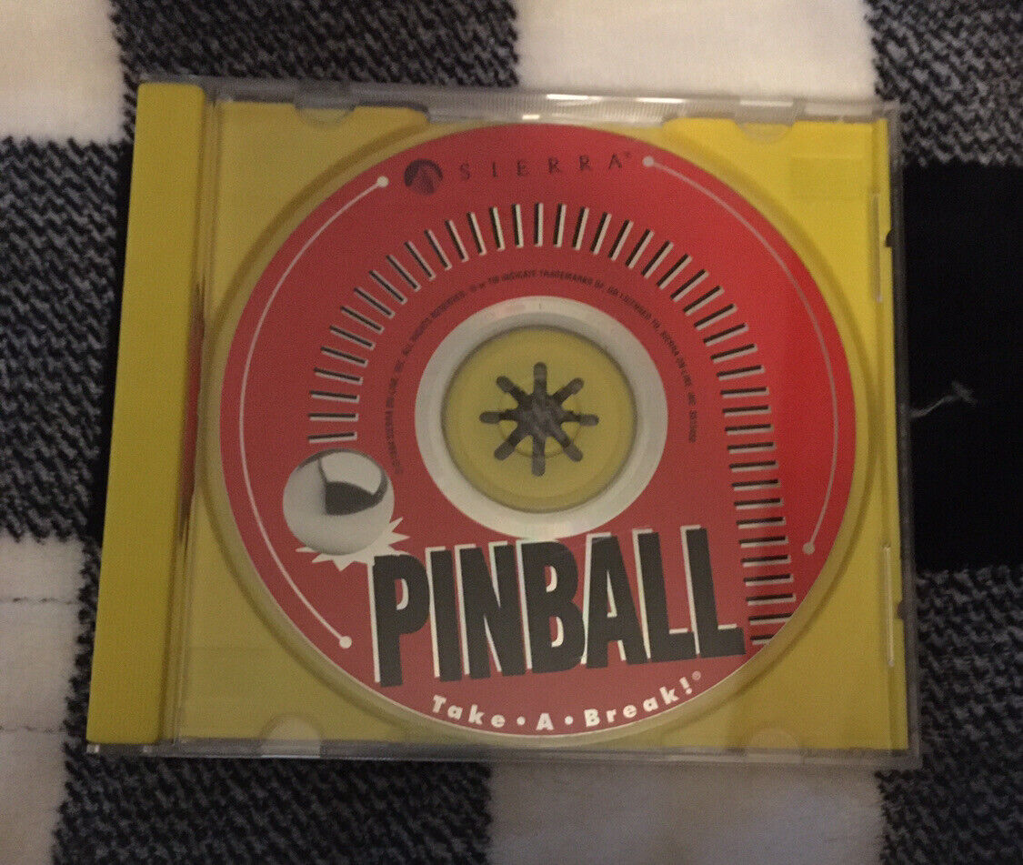 PINBALL FOR WINDOWS (TAKE-A-BREAK) , RARE CD-ROM, 1995 SIERRA