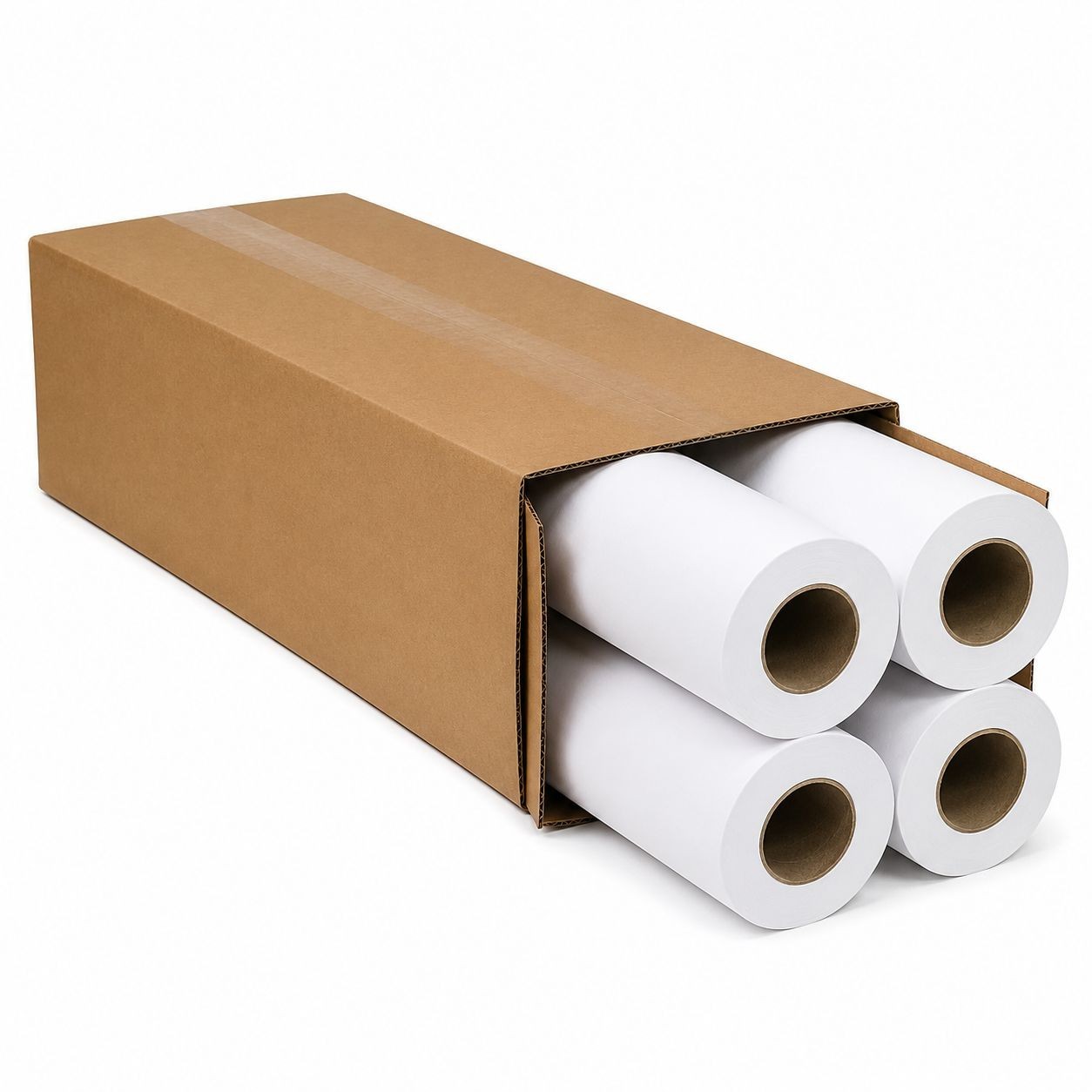 4 PK- Wide Format Ink Jet Rolls, 36” x 150' Plotter Paper 20LB 2 4 PK- Wide Format Ink Jet Rolls, 36” x 150' Plotter Paper 20LB 2