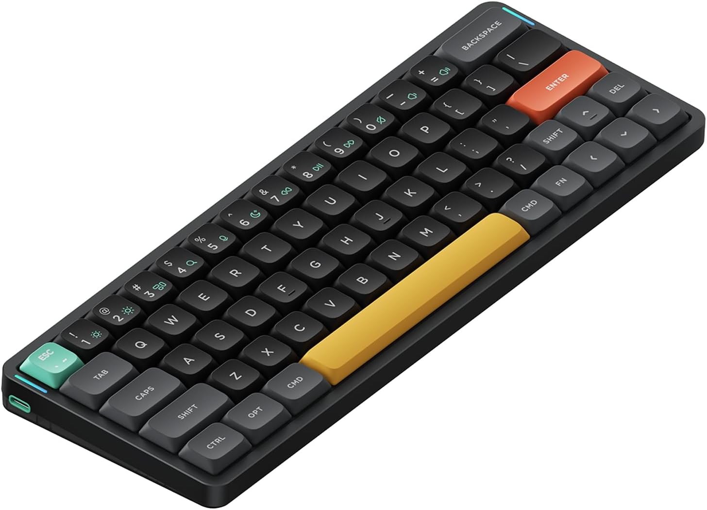 NuPhy Air60 Wireless/Wired Mechanical Keyboard Black English QWERTY NuPhy Air60 Wireless/Wired Mechanical Keyboard Black English QWERTY