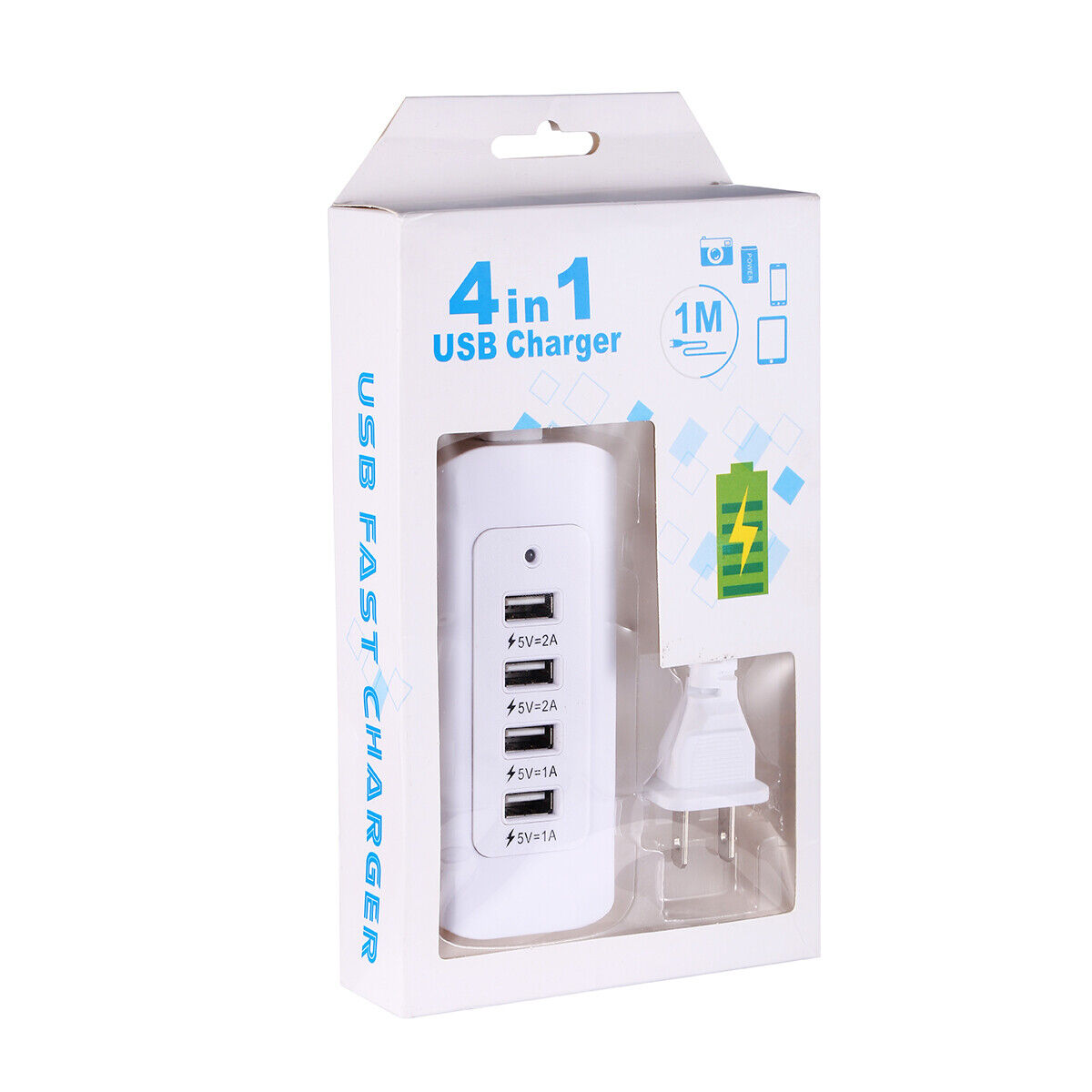4/6 Port USB Hub Multi-Port Wall Travel Charger Desktop Charging Station Adapter