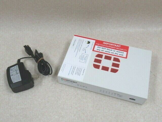 Fortinet Fortigate-50E FG-50E Network Security Firewall Initialized Power Cable