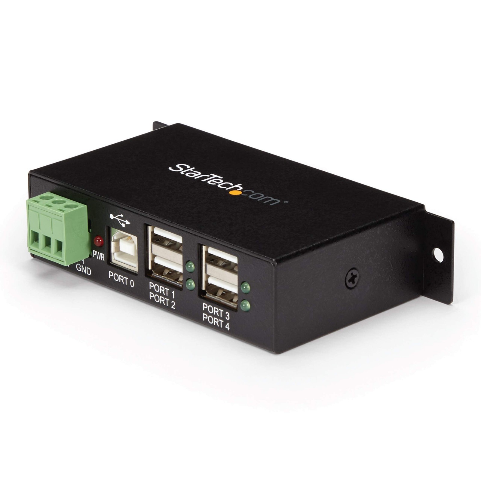 StarTech.com Mountable 4 Port Rugged Industrial USB Hub (ST4200USBM)